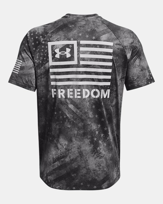 Men's UA Freedom Tech™ Short Sleeve, Gray, pdpMainDesktop image number 5